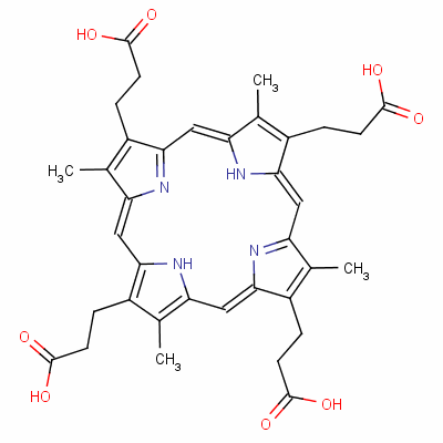 Coproporphyrin iStructure,531-14-6Structure Coproporphyrin i Structure,531-14-6Structure