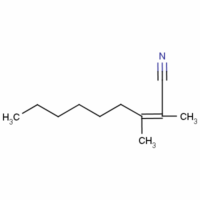 2,3-Dimethylnon-2-enenitrileStructure,53153-67-6Structure 2,3-Dimethylnon-2-enenitrile Structure,53153-67-6Structure