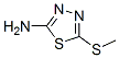 2-Amino-5-(methylthio)-1,3,4-thiadiazoleStructure,5319-77-7Structure 2-Amino-5-(methylthio)-1,3,4-thiadiazole Structure,5319-77-7Structure