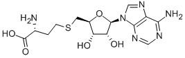 (R)-2-氨基-4-((((2s,3s,4r,5r)-5-(6-氨基-9h-嘌呤-9-基)-3,4-二羥基四氫呋喃-2-基)甲基)硫代)丁酸結(jié)構(gòu)式_53276-26-9結(jié)構(gòu)式