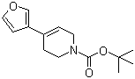 4-(3-呋喃)-3,6-二氫-1(2H)-吡啶羧酸叔丁酯結(jié)構(gòu)式_532991-47-2結(jié)構(gòu)式