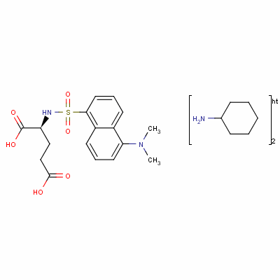 Dansyl-l-glutamic acid di(cyclohexyl)ammonium saltStructure,53332-33-5Structure Dansyl-l-glutamic acid di(cyclohexyl)ammonium salt Structure,53332-33-5Structure