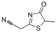 2-Thiazoleacetonitrile,4,5-dihydro-5-methyl-4-oxo-(9ci)Structure,533885-52-8Structure 2-Thiazoleacetonitrile,4,5-dihydro-5-methyl-4-oxo-(9ci) Structure,533885-52-8Structure