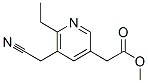 3-Pyridineaceticacid,5-(cyanomethyl)-6-ethyl-,methylester(9ci)Structure,533939-33-2Structure 3-Pyridineaceticacid,5-(cyanomethyl)-6-ethyl-,methylester(9ci) Structure,533939-33-2Structure