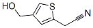 2-Thiopheneacetonitrile,4-(hydroxymethyl)-(9ci)Structure,533939-49-0Structure 2-Thiopheneacetonitrile,4-(hydroxymethyl)-(9ci) Structure,533939-49-0Structure