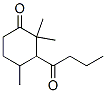 2,2,4-Trimethyl-3-(1-oxobutyl)-1-cyclohexanoneStructure,53398-15-5Structure 2,2,4-Trimethyl-3-(1-oxobutyl)-1-cyclohexanone Structure,53398-15-5Structure
