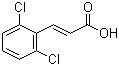 2,6-二氯肉桂酸結(jié)構(gòu)式_5345-89-1結(jié)構(gòu)式