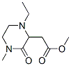 2-Piperazineaceticacid,1-ethyl-4-methyl-3-oxo-,methylester(9ci)Structure,534603-34-4Structure 2-Piperazineaceticacid,1-ethyl-4-methyl-3-oxo-,methylester(9ci) Structure,534603-34-4Structure