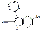 5-Bromo-3-(2-pyridyl)-1h-indole-2-carbonitrileStructure,53497-51-1Structure 5-Bromo-3-(2-pyridyl)-1h-indole-2-carbonitrile Structure,53497-51-1Structure