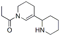 1,2,3,4-Tetrahydro-1-(1-oxopropyl)-5-(2-piperidinyl)pyridineStructure,53508-12-6Structure 1,2,3,4-Tetrahydro-1-(1-oxopropyl)-5-(2-piperidinyl)pyridine Structure,53508-12-6Structure