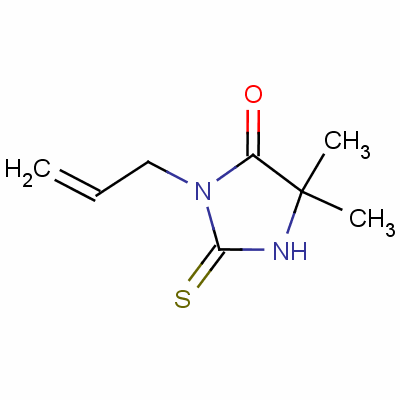 3-Allyl-5,5-dimethyl-2-thioxoimidazolidin-4-oneStructure,53517-95-6Structure 3-Allyl-5,5-dimethyl-2-thioxoimidazolidin-4-one Structure,53517-95-6Structure