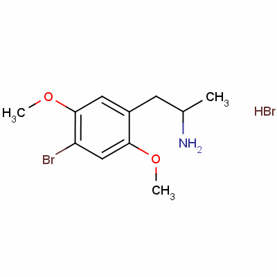(+/-)-2,5-Dimethoxy-4-bromo-amphetamine hydrobromideStructure,53581-53-6Structure (+/-)-2,5-Dimethoxy-4-bromo-amphetamine hydrobromide Structure,53581-53-6Structure