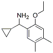 Benzenemethanamine,alpha-cyclopropyl-2-ethoxy-4,5-dimethyl-(9ci)Structure,535926-65-9Structure Benzenemethanamine,alpha-cyclopropyl-2-ethoxy-4,5-dimethyl-(9ci) Structure,535926-65-9Structure