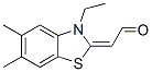 Acetaldehyde,(3-ethyl-5,6-dimethyl-2(3h)-benzothiazolylidene)-(9ci)Structure,53642-17-4Structure Acetaldehyde,(3-ethyl-5,6-dimethyl-2(3h)-benzothiazolylidene)-(9ci) Structure,53642-17-4Structure