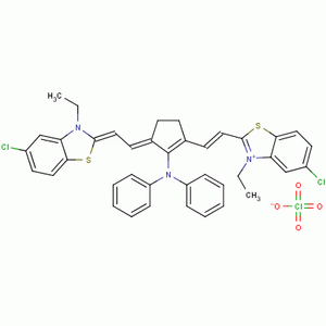 5,5-Dichloro-11-diphenylamino-3,3-diethyl-10,12-ethylenethiatricarbocyanine perchlorateStructure,53655-17-7Structure 5,5-Dichloro-11-diphenylamino-3,3-diethyl-10,12-ethylenethiatricarbocyanine perchlorate Structure,53655-17-7Structure