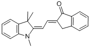(2E)-2-[(2e)-2-(1,3,3-三甲基-1,3-二氫-2H-吲哚-2-基)亞乙基]-1-茚酮結(jié)構(gòu)式_53704-23-7結(jié)構(gòu)式