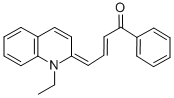 (2E,4e)-4-(1-ethylquinolin-2(1h)-ylidene)-1-phenylbut-2-en-1-oneStructure,53704-24-8Structure (2E,4e)-4-(1-ethylquinolin-2(1h)-ylidene)-1-phenylbut-2-en-1-one Structure,53704-24-8Structure