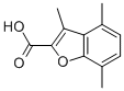 3,4,7-Trimethyl-1-benzofuran-2-carboxylic acidStructure,53715-96-1Structure 3,4,7-Trimethyl-1-benzofuran-2-carboxylic acid Structure,53715-96-1Structure