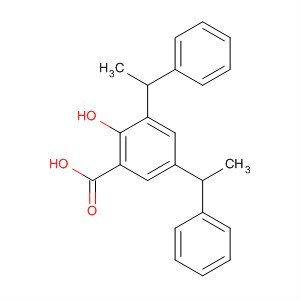 3,5-Bis(α-methylbenzyl)salicylic acidStructure,53721-15-6Structure 3,5-Bis(α-methylbenzyl)salicylic acid Structure,53721-15-6Structure
