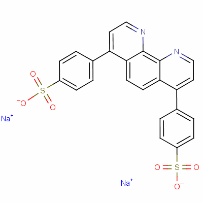 4,7-Bis(4-sulfophenyl)-1,10-phenanthroline disodium saltStructure,53744-42-6Structure 4,7-Bis(4-sulfophenyl)-1,10-phenanthroline disodium salt Structure,53744-42-6Structure