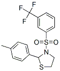 (9CI)-2-(4-甲基苯基)-3-[[3-(三氟甲基)苯基]磺?；鵠-噻唑烷結(jié)構(gòu)式_537678-11-8結(jié)構(gòu)式