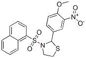 (9CI)-2-(4-甲氧基-3-硝基苯基)-3-(1-萘磺酰基)-噻唑烷結(jié)構(gòu)式_537678-25-4結(jié)構(gòu)式