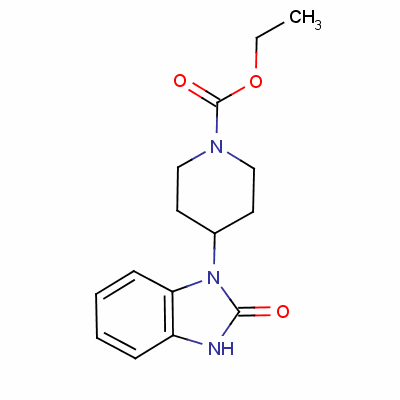 Ethyl 4-(2,3-dihydro-2-oxo-1h-benzimidazol-1-yl)piperidine-1-carboxylateStructure,53786-47-3Structure Ethyl 4-(2,3-dihydro-2-oxo-1h-benzimidazol-1-yl)piperidine-1-carboxylate Structure,53786-47-3Structure