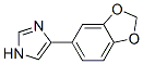 4-(1,3-Benzodioxol-5-yl)-1H-imidazoleStructure,53848-04-7Structure 4-(1,3-Benzodioxol-5-yl)-1H-imidazole Structure,53848-04-7Structure