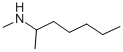 N,1-dimethylhexylamineStructure,540-43-2Structure N,1-dimethylhexylamine Structure,540-43-2Structure