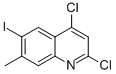 Quinoline, 2,4-dichloro-6-iodo-7-methyl-Structure,540500-93-4Structure Quinoline, 2,4-dichloro-6-iodo-7-methyl- Structure,540500-93-4Structure