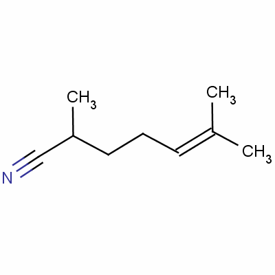 2,6-Dimethyl-5-heptenenitrileStructure,54088-65-2Structure 2,6-Dimethyl-5-heptenenitrile Structure,54088-65-2Structure