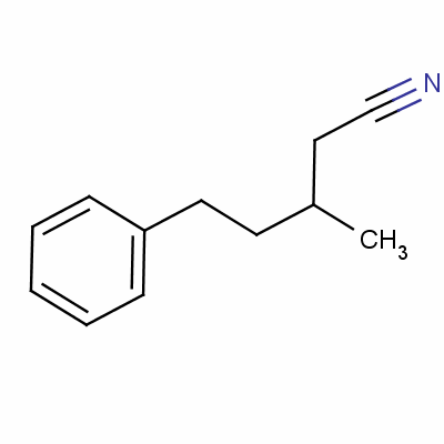 3-Methyl-5-phenylpentanenitrileStructure,54089-83-7Structure 3-Methyl-5-phenylpentanenitrile Structure,54089-83-7Structure