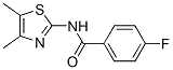 Benzamide,n-(4,5-dimethyl-2-thiazolyl)-4-fluoro-(9ci)Structure,541526-79-8Structure Benzamide,n-(4,5-dimethyl-2-thiazolyl)-4-fluoro-(9ci) Structure,541526-79-8Structure