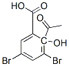 2-Acetyl-3,5-dibromosalicylic acidStructure,54223-76-6Structure 2-Acetyl-3,5-dibromosalicylic acid Structure,54223-76-6Structure