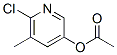 3-Pyridinol, 6-chloro-5-methyl-, 3-acetateStructure,54232-04-1Structure 3-Pyridinol, 6-chloro-5-methyl-, 3-acetate Structure,54232-04-1Structure