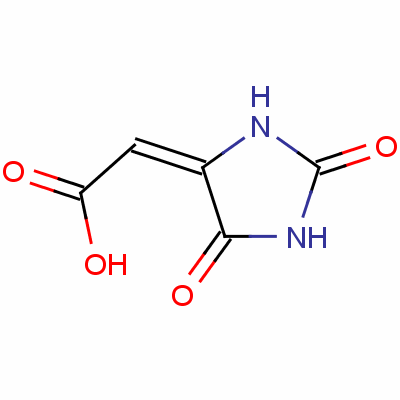 Acetic acid,2-(2,5-dioxo-4-imidazolidinylidene)-Structure,5427-28-1Structure Acetic acid,2-(2,5-dioxo-4-imidazolidinylidene)- Structure,5427-28-1Structure