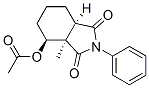(3Ar,7aα)-4β-(acetyloxy)-3a,4,5,6,7,7a-hexahydro-3aα-methyl-2-phenyl-1h-isoindole-1,3(2h)-dioneStructure,54346-15-5Structure (3Ar,7aα)-4β-(acetyloxy)-3a,4,5,6,7,7a-hexahydro-3aα-methyl-2-phenyl-1h-isoindole-1,3(2h)-dione Structure,54346-15-5Structure