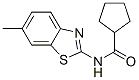 Cyclopentanecarboxamide,n-(6-methyl-2-benzothiazolyl)-(9ci)Structure,543693-41-0Structure Cyclopentanecarboxamide,n-(6-methyl-2-benzothiazolyl)-(9ci) Structure,543693-41-0Structure