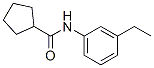 Cyclopentanecarboxamide,n-(3-ethylphenyl)-(9ci)Structure,543722-82-3Structure Cyclopentanecarboxamide,n-(3-ethylphenyl)-(9ci) Structure,543722-82-3Structure
