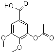 Benzoicacid, 3-(acetyloxy)-4,5-dimethoxy-Structure,5444-05-3Structure Benzoicacid, 3-(acetyloxy)-4,5-dimethoxy- Structure,5444-05-3Structure