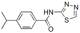 Benzamide,4-(1-methylethyl)-n-1,3,4-thiadiazol-2-yl-(9ci)Structure,544690-34-8Structure Benzamide,4-(1-methylethyl)-n-1,3,4-thiadiazol-2-yl-(9ci) Structure,544690-34-8Structure