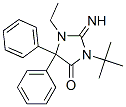 3-(1,1-Dimethylethyl)-1-ethyl-2-imino-5,5-diphenyl-4-imidazolidinoneStructure,54508-08-6Structure 3-(1,1-Dimethylethyl)-1-ethyl-2-imino-5,5-diphenyl-4-imidazolidinone Structure,54508-08-6Structure