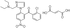 富馬酸尼唑苯酮結(jié)構(gòu)式_54533-86-7結(jié)構(gòu)式