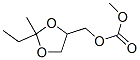 (2-Ethyl-2-methyl-1,3-dioxolan-4-yl)methyl methyl carbonateStructure,545517-71-3Structure (2-Ethyl-2-methyl-1,3-dioxolan-4-yl)methyl methyl carbonate Structure,545517-71-3Structure