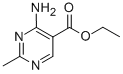5-Pyrimidinecarboxylic acid, 4-amino-2-methyl-, ethyl esterStructure,5472-46-8Structure 5-Pyrimidinecarboxylic acid, 4-amino-2-methyl-, ethyl ester Structure,5472-46-8Structure