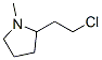 Pyrrolidine, 2-(2-chloroethyl)-1-methyl-Structure,54777-54-7Structure Pyrrolidine, 2-(2-chloroethyl)-1-methyl- Structure,54777-54-7Structure