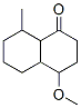 Decahydro-4-methoxy-8-methyl-naphthalen-1-oneStructure,54845-31-7Structure Decahydro-4-methoxy-8-methyl-naphthalen-1-one Structure,54845-31-7Structure