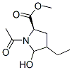 D-proline,1-acetyl-4-ethyl-5-hydroxy-,methyl ester (9ci)Structure,548490-83-1Structure D-proline,1-acetyl-4-ethyl-5-hydroxy-,methyl ester (9ci) Structure,548490-83-1Structure