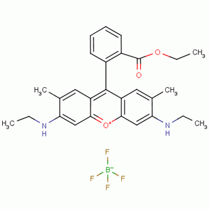 四氟硼酸羅丹明 6G結(jié)構(gòu)式_54854-14-7結(jié)構(gòu)式