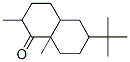 Decahydro-6-tert-butyl-2,8a-dimethylnaphthalen-1-oneStructure,54869-06-6Structure Decahydro-6-tert-butyl-2,8a-dimethylnaphthalen-1-one Structure,54869-06-6Structure